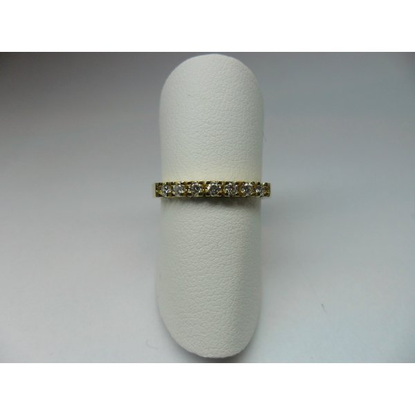 Row Ring Thick 7st. Yellow Gold